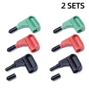 6PCS Magnetic Head Terminal Block with 4mm Banana Plug for Fast Solder-free Connection High Durability CAT III 1000V & 5