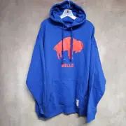 NWT Mitchell & Ness Buffalo Bills Retro Throwback Sweatshirt Hoodie Mens 2XL $90
