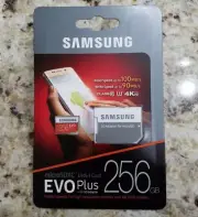 Samsung Genuine 256GB EVO+ Plus MicroSD Memory Card - Sealed NEW