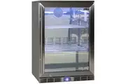 Rhino Glass Door 129L Alfresco Bar Fridge with LOW E Glass