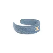 [Celine] Celine-Light Blue Cotton Headband-Donna OS OS