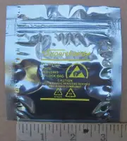 4,000 3x3" Zip-Top Dou Yee Static Shield Bags - Free Shipping