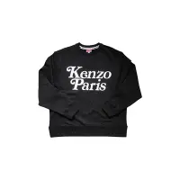 在飛比找Yahoo奇摩購物中心優惠-Kenzo Verdy 設計款 針織長袖帽T(黑)