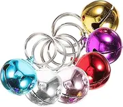 Ipetboom 6pcs Pet Bell Pet Pendant Accessories DIY Hanging Cat Bells Puppy Collar Bells Craft Bells Pet Collar Bells Portable Small Bells Vintage Bells for Decoration Stainless Steel