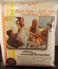 "PRICED TO SELL" VINYL MATTRESS COVER --FULL / DOUBLE 15" HEIGHT--BED BUG/ZIPPER