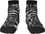 [JBYJBX] Cool Camera Collection Print Adult Socks Womens Mens Workout Thermal Cozy All-Season Gift Holiday Articles Use