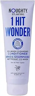 Noughty 97% Natural 1 Hit Wonder Co-Wash, Non Foaming 2 in 1 Shampoo and Conditioner, With Sweet Almond Oil and Castor Oil, Sulphate Free Vegan Haircare, 250ml