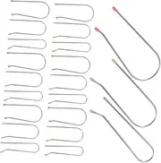 LIFKOME 24pcs Hot Roller Securing Clips Replacement Hair Curler Clamp for Electric Heated Rollers Durable Stainless Steel Design for Effortless Styling