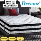 Spring Mattress Bed Pocket Egg Crate Memory Foam Medium Firm Queen Size 35CM