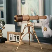 Robotime 3D Wooden Puzzle - DIY Monocular Telescope Model Kit