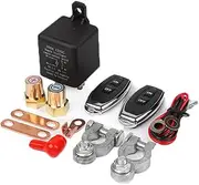 12 V Car Relay 200A Remote Dual Wirel Remote Disc ect Switch Copper Coil Battery Isolator Multicolor 2pcs Remote Controllers & 2pcs c Ector