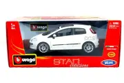 Bburago Star Fiat Punto Evo White 1/24 Diecast cars