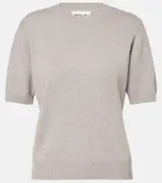 [Tove] Tove Lura knitted cashmere T-shirt AU 14 grey