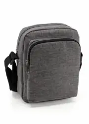 Wholesale Heathered 3-Zipper Sling Bags in Bulk