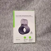 Belkin - Secure Holder with Key Ring for AirTag - 4pk Black