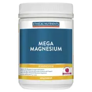 Ethical Nutrients Mega Magnesium Powder Raspberry 450g