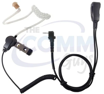 Pryme Pro-Grade Earpiece with Tube for HYT TC320 Compact Radio w/ Locking Screw