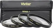 Vivitar Series 1 1 2 4 10 Close-Up Macro Filter Set w/Pouch (77mm)