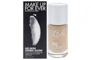 HD Skin Hydra Glow - 1Y08 Warm Porcelain by Make Up For Ever for Women - 1.01 oz Foundation