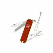 GENUINE VICTORINOX SWISS ARMY 35105C CLASSIC RED CLAM KNIFE MULTI TOOL