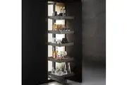 HIGOLD Shearer PRO Space Pull Out Tower Pantry Unit with Soft Close - 600mm Cabinet - 1720 to 2020mm Adjustable Height - 5 Trays