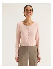 [REVIEW] Cassia Cardigan in Soft Pink