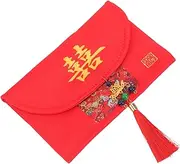 SHINEOFI Chinese Wedding Packet Red Envelope Bag Fabric Decor Money Holder Bridal Party Present