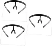 Kisangel 3 Pcs Sun Mask Goggle Facial Covering Safety Eye Glasses Sports Safety Goggles Sports Glasses Clear Glasses Biking Glasses Outdoor Goggle Visor Anti-peep Mask Sunglasses Goggle