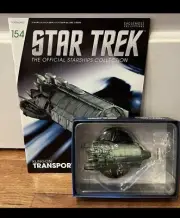 Eaglemoss Star Trek Starship Collection #154 Klingon Transport With Magazine