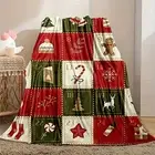 Blanket Christmas Room Blanket Christmas Throw Blanket for Room Decor Retro Year
