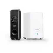 eufy Video Dual Cam 2K Doorbell (Battery) with HomeBase 2