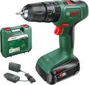 Bosch 18V Cordless Impact Hammer Drill Driver With 2.0Ah Battery, Charger, Case