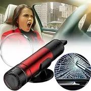 Safe Hammer Car Window Breaker Seatbelt Cutter - Safehammer Glass Breaker 2024 Newest 2 in 1 Emergency Car Window Breaker Tool - Road Trip Essentials Safe Hammer Glass Breaker Under Water