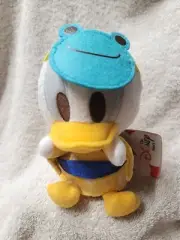 DONALD DUCK Frog Mask bag plush beanie Mbbp Bean HK Disney Tag