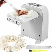 Electric Dumpling Maker Machine - Automatic, Easy-to-Use Home Appliance With Spoon and Brush, Two Modes for Quick Preparation (Grey)