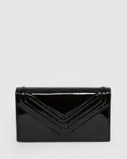 Black Toki Arrow Clutch Bag