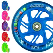 Crazy Skates illumin8 LED Light Up LED Scooter Wheels 121mm fits Micro & Globber