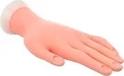ASAKKURA Convenient Nail Art Training Portable Manicure Prosthetic Left Hand Model