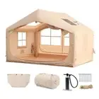 Inflatable Tent for Camping - 6-8 Person Ultra-Quick Setup Blow Up Tent 4 Season