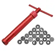 Clay Extruder Tool Cake Decorating Tool 19pcs Steel Tip Clay Sugar Paste