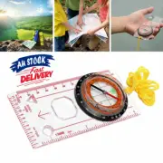 Orienteering Lensatic Tactical Army Gear Hiking Compass Baseplate Camping Maps