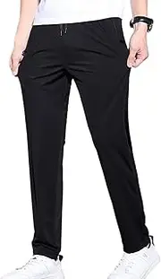 [Generic] Mens Sweat Pants | Athletic Jogging Sweatpants,Breathable Lightweight Soft Active Pants, Athletic Running Stretch Pants, Travel Lightweight Breathable Pants
