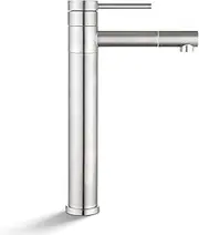 ACA International WELS Bathroom Basin Mixer Tap Round Classic Laundry Vanity Sink Taps (Tall Chrome)