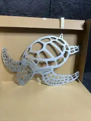 Metal Sea Turtle Beach Home Decor