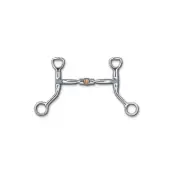 Myler Bits Myler 5 HBT Shank Snaffle Copper Roller