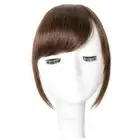 Clip In Oblique Bangs Synthetic Air Bangs Sweeping Side Fringe 3D Bangs Wig