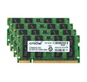 Crucial DDR2 RAM 8GB 4X 2GB PC2-5300 667MHz 200PIN SO-DIMM PC5300 Laptop Memory