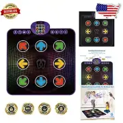 Interactive 4-Mode Dance Mat with Light-Up Keys - Perfect for Active Playtime
