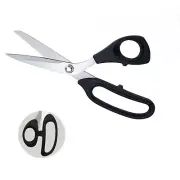 225mm Soft-handle Stainless Dressmaker Tailor Shears Fbaric Kitchen Scissors