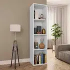 Book Cabinet/TV Cabinet White 36x30x143 cm Engineered Wood vidaXL